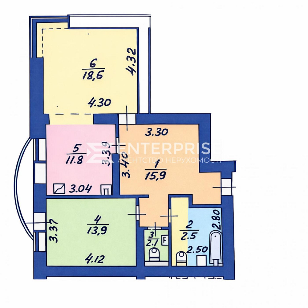 Продаж Квартира 2-кімнатна, 3/14 поверх на вул. Володимира Івасюка Київ - фото 17