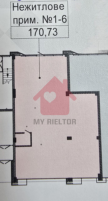 Продаж приміщення вільного призначення на Словянська наб., 23 поверх - 1/10 Uzhhorod - photo 4