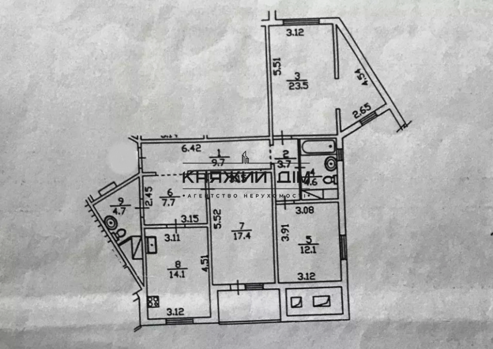 Продаж 3-кім. квартири просп. Правди 31а Код Об'єкта № 21115373 Київ - фото 12