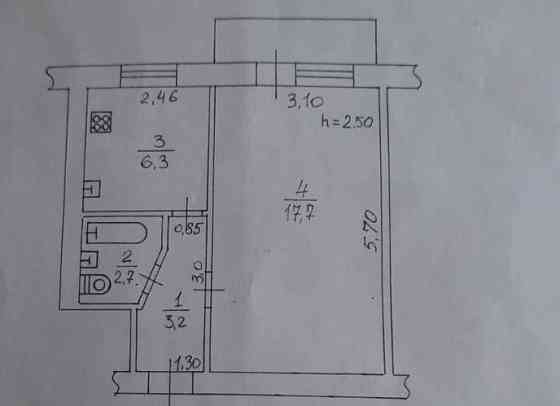 Продається 1к квартира в м. Хрущовка, вул. Космонавтів, р-н Черьомушки Odessa