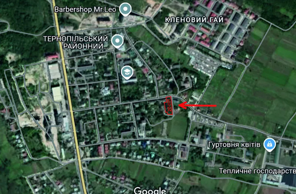 Продаж земельної ділянки 20 соток на вул. Студинського Академіка Тернопіль - фото 3