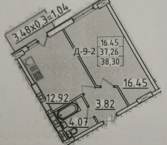 Продам 1-к. кв., 38.3 м. кв., вул. Люстдорфська дорога, ЖК &quot;Континент&quot; Odessa
