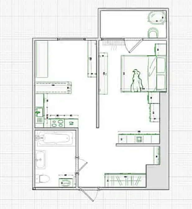 Акварель 3 евродвушка Одеса - фото 6