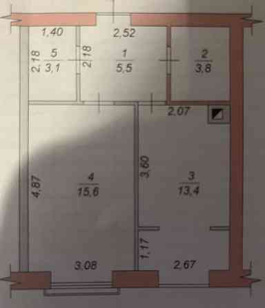 Продаж Квартира 1-кімнатна, 7/10 поверх на вул. Вільський шлях Житомир