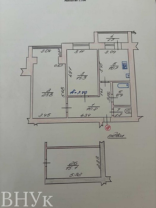 Продаж Квартира 2-кімнатна, 5/5 поверх на Чорновола Луцьк - фото 14