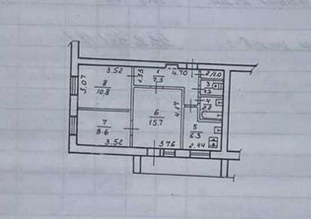 Продаж Квартира 3-кімнатна, 10/10 поверх на Грушевского, 14 Dnipro - photo 10