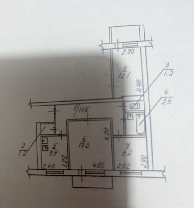 Продаж Квартира 3-кімнатна, 9/10 поверх на Усенко ул., 13 Дніпро - фото 16