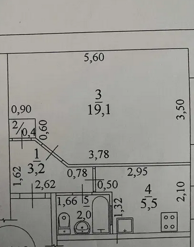 Продаж Квартира 1-кімнатна, 5/5 поверх на Михайла Янгеля вул. (Циалковского) Кропивницький - фото 5