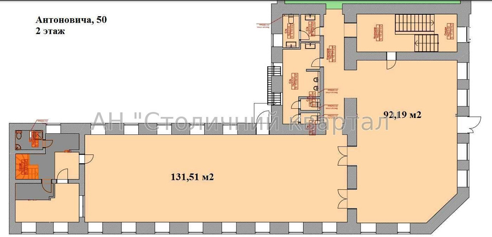 Оренда торгове приміщення на Антоновича вул., 50 приміщень - 2, поверх - 2/2 Київ - фото 2