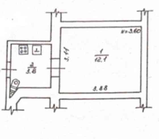 Продаж Квартира 1-кімнатна на переулок Нечипуренко, 8 Одеса