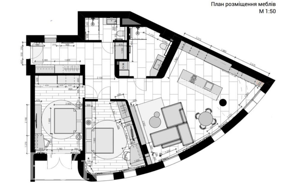Продаж Квартира 3-кімнатна, 3/4 поверх Uzhhorod - photo 2