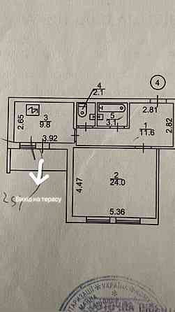 Продаж Квартира 1-кімнатна, 2/21 поверх на Братства Тарасовців, 12/37 Киев