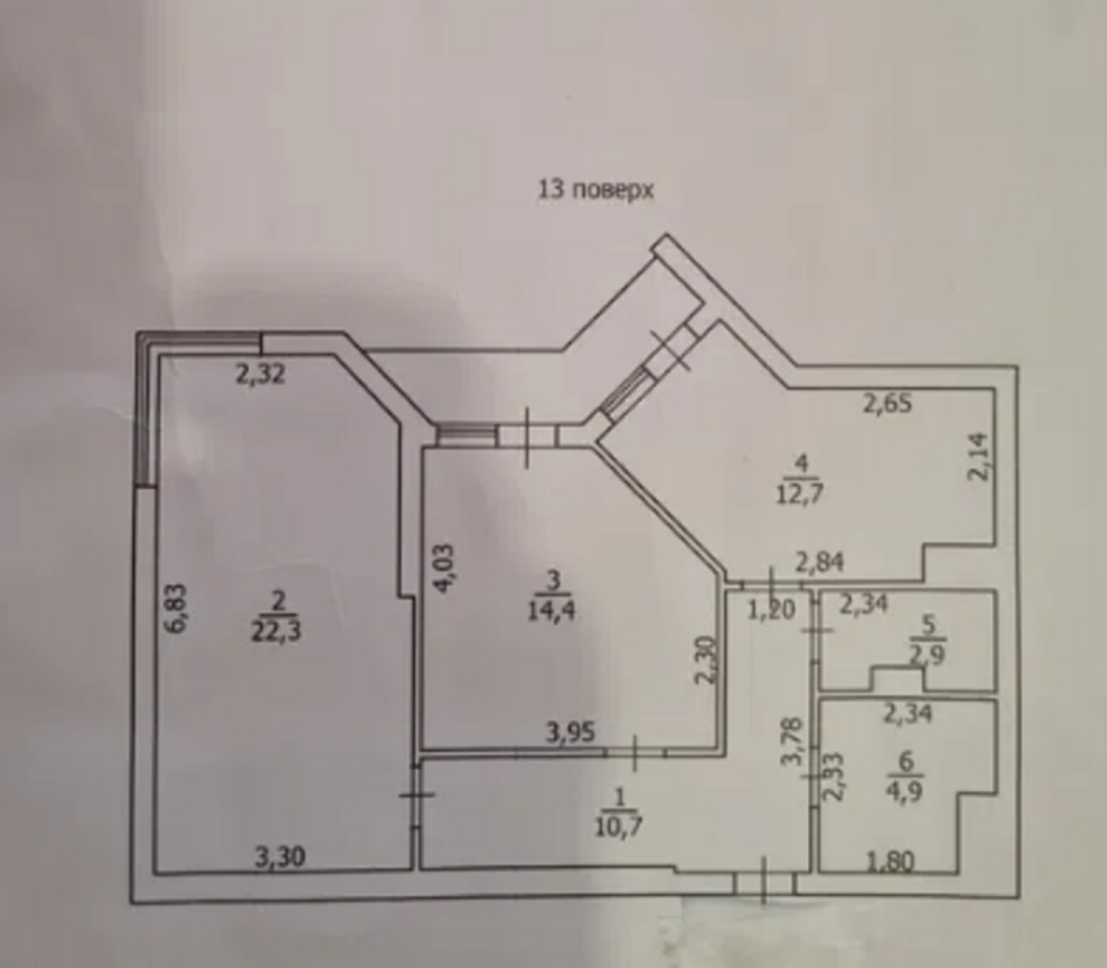 Продаж Квартира 2-кімнатна, 13/17 поверх на Проценко, 50/3 Одеса - фото 7