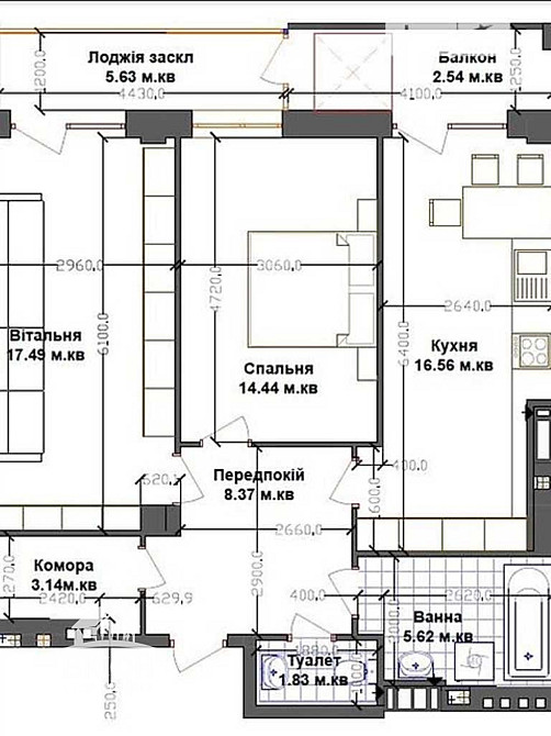Продаж 2 кімнатної квартири по вул. Тарнавського Тернопіль - фото 5