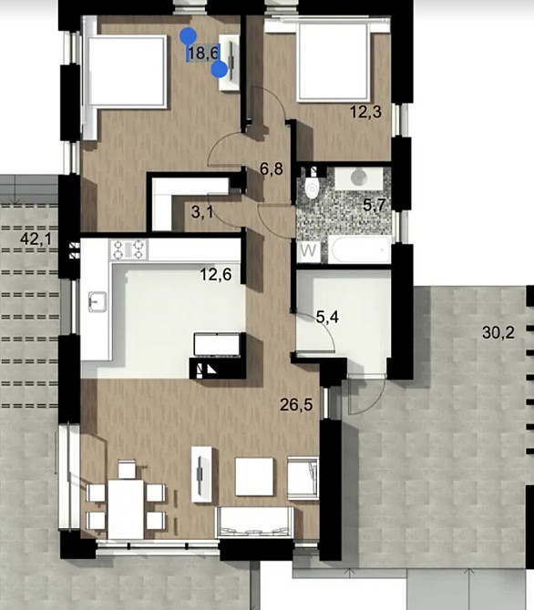 Продаж 1 поверхового будинку з ділянкою на 5 соток, 90 кв. м, Петриків  - фото 11