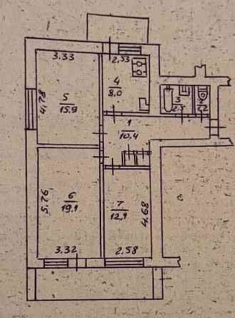Продаж Квартира 3-кімнатна, 3/9 поверх на Лютеранська вул., д. 35/30 Киев
