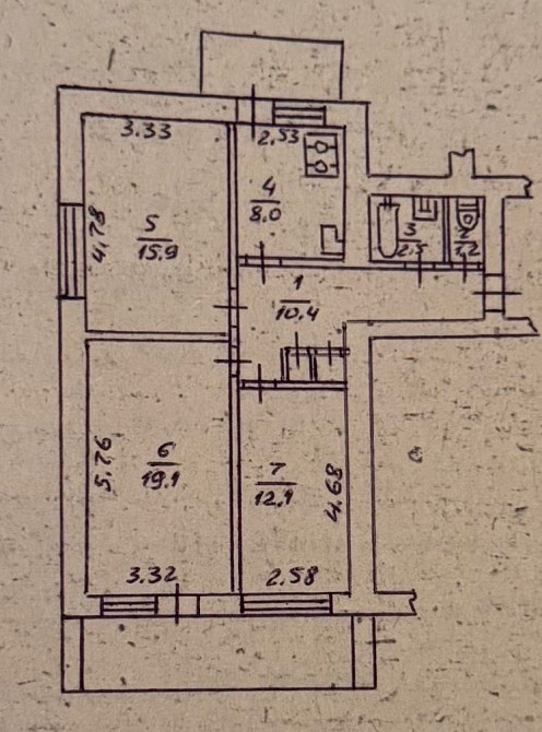 Продаж Квартира 3-кімнатна, 3/9 поверх на Лютеранська вул., д. 35/30 Київ - фото 2