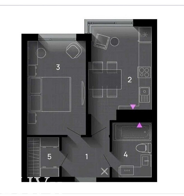 Продаж Квартира 1-кімнатна, 10/19 поверх на вул. Хриплинська Івано-Франківськ - фото 7