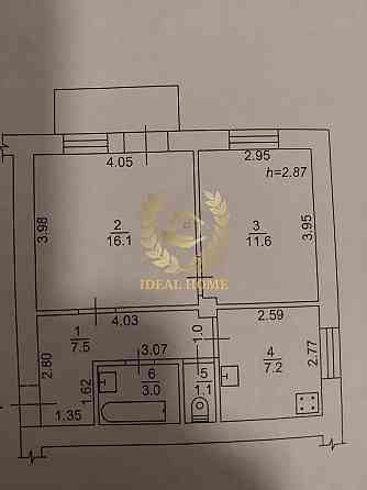 Продаж Квартира 2-кімнатна, 2/2 поверх на Большая Окружная дорога, 1 Kiev