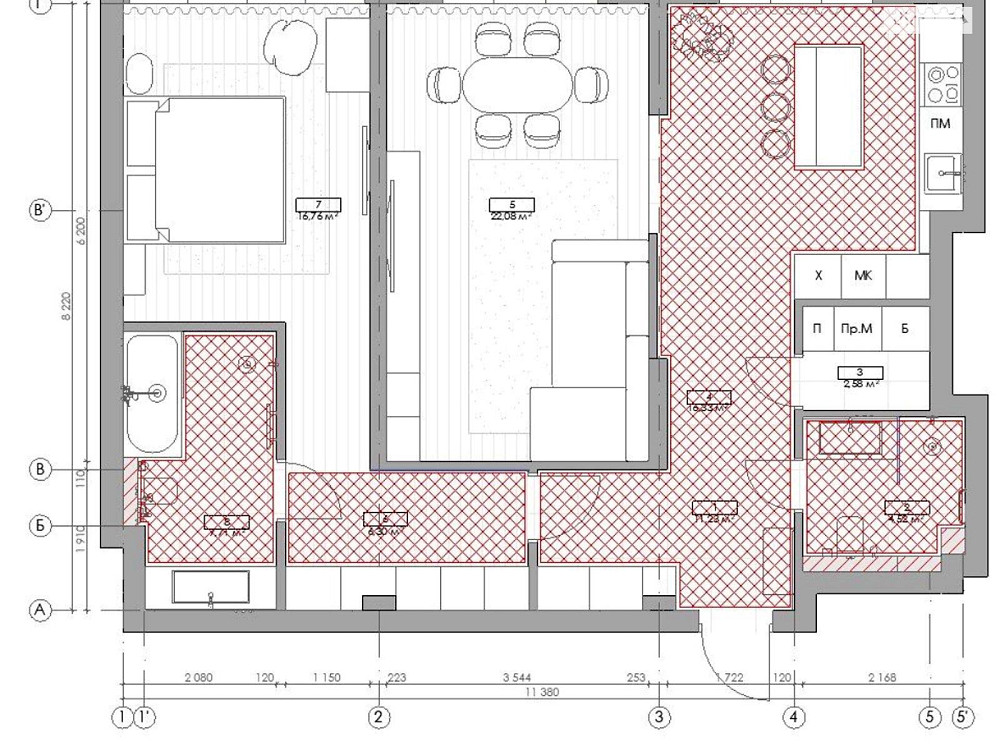 Продаж Квартира 2-кімнатна, 19/26 поверх на Михайла Бойчука вул., д. 41Б Киев - изображение 12