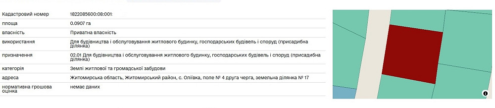 Продаж земельної ділянки 9 соток на Поле №4 Житомир - фото 3
