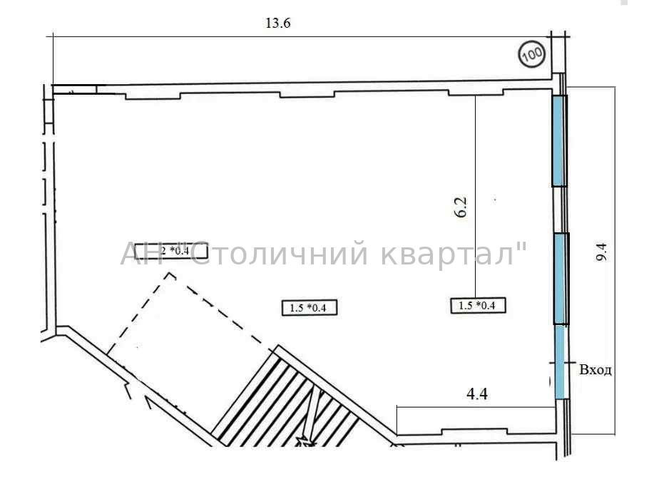 Оренда торгове приміщення на Глибочицька вул., 73 приміщень - 1, поверх - 1/25 Київ - фото 3