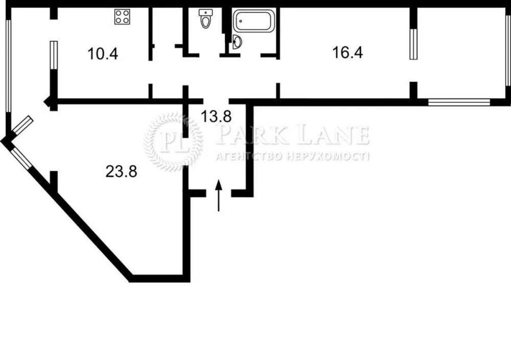 Продаж Квартира 2-кімнатна, 3/16 поверх на Григоренка Петра, 33/44 Киев - изображение 2