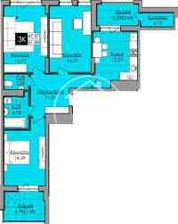 Продаж Квартира 3-кімнатна, 8/16 поверх на вул. Зелена Львів