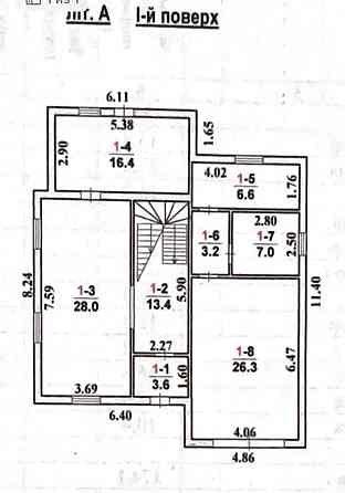 Продаж 2-поверховий Будинок з ділянкою 10 сот 180 кв.м 4 кімн. на Гетьмана Виговського Житомир