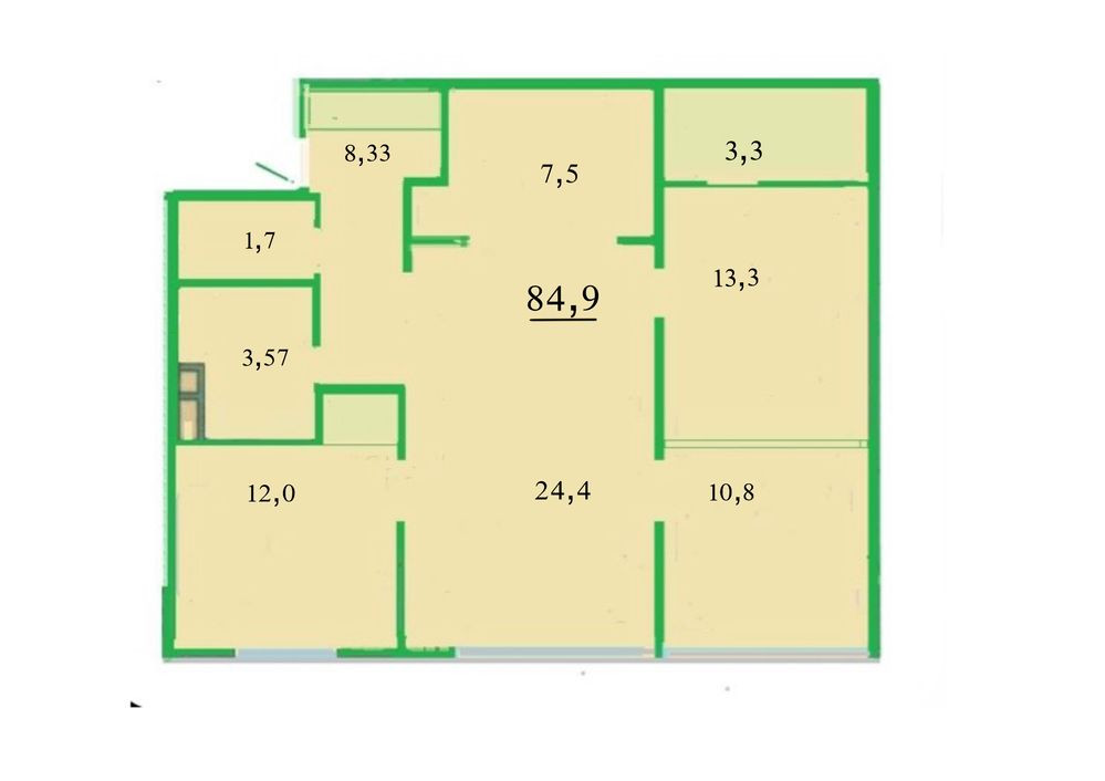 Продаж Квартира 3-кімнатна, 14/15 поверх на Юлії Здановської вул., д. 50/2 Киев - изображение 3