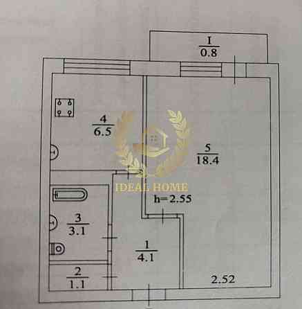Продаж 1-кімнатної квартири в Києві, ПІД РЕМОНТ Київ