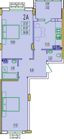 СРОЧНО!!! Продам  2-х комнатную квартиру в ЖК "Розенталь" (Таирово) Лиманка