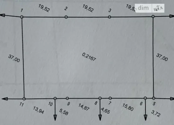 Продаж земельної ділянки Для будівництва приватного житлового будинку площа 21.67 сот Загорська Ужгород