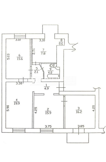 Продаж 4к Квартира 89 кв.м Шевченка Тараса вул. Kiev - photo 7