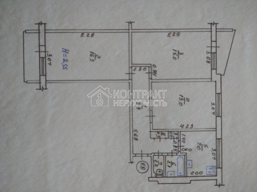 Продаж Квартира 3-кімнатна, 4/9 поверх на вул. Тобольська Харків - фото 8