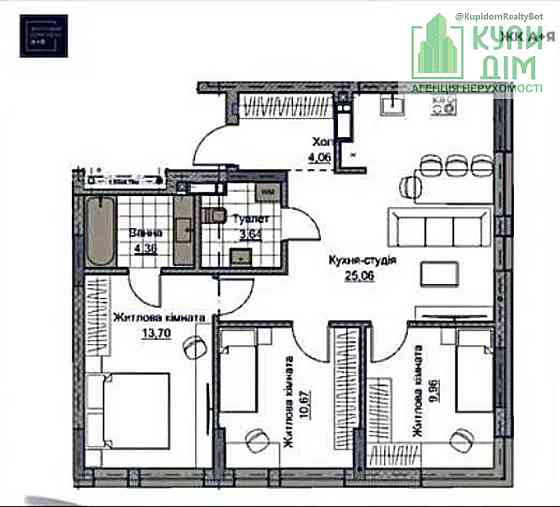 Продам квартиру 3+1 в новострое А+Я Kirovohrad