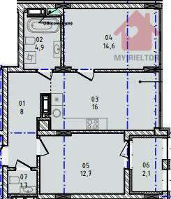 Продаж Квартира 2-кімнатна, 4/12 поверх на Капушанська Ужгород - фото 6
