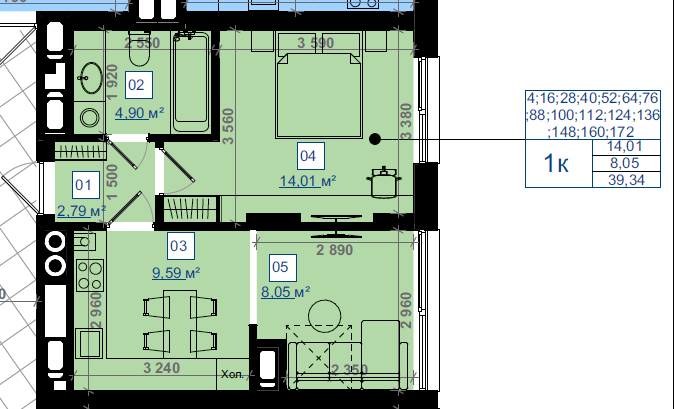 Продаж Квартира 1-кімнатна, 11/16 поверх на вул. Пасічна Івано-Франківськ - фото 2