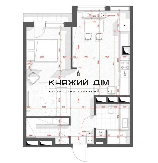 Продаж 1-но к. квартири в ЖК Паркленд. № 21144023 Київ - фото 15
