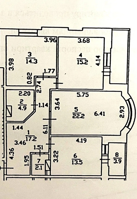 Оренда Квартира 1-кімнатна, 16/17 поверх на Анни Ахматової, 18 Київ - фото 14