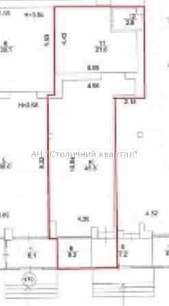 Оренда торгове приміщення на Глушкова Академіка пр-т, 30 приміщень - 1, поверх - 1/1 Kiev