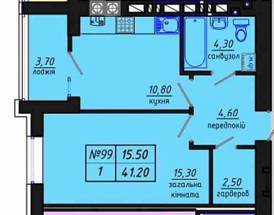Продаж Квартира 1-кімнатна, 4/9 поверх на вул. Червоний Zhytomyr