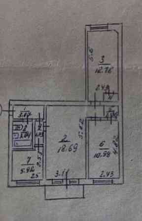 Бюджетний варіант 3х кімнатної квартири на Н. Миколаївки Кропивницький