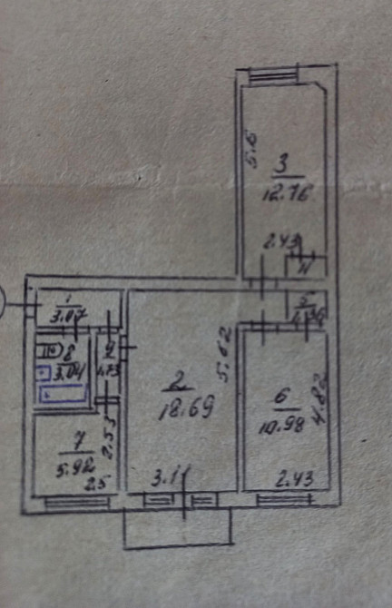 Бюджетний варіант 3х кімнатної квартири на Н. Миколаївки Кропивницкий - изображение 2