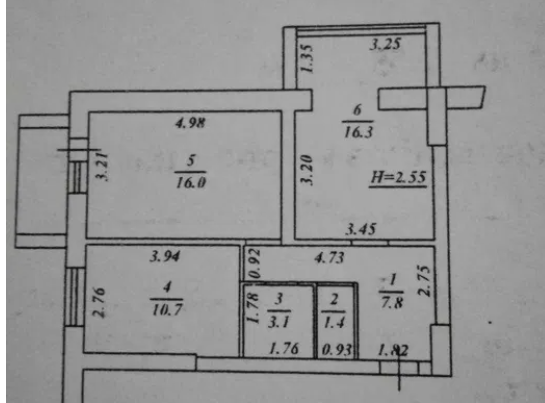 Двух комнатная квартира на Пишоновской Одесса - изображение 8