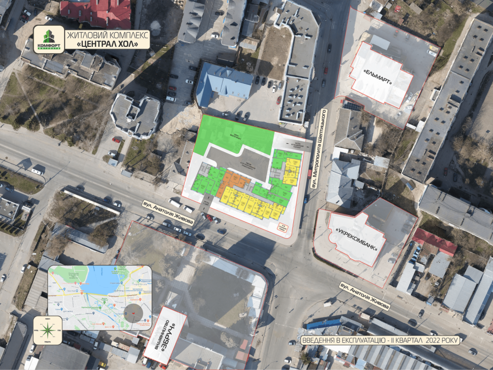 Продаж 2-кімнатної квартири, м.Тернопіль / вул.Торговиця / ЖК Централ Хол Тернопіль - фото 3