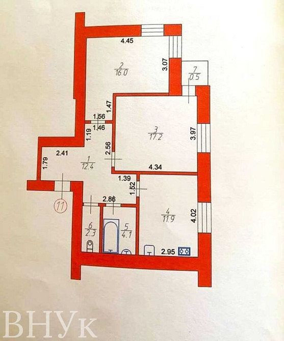 Продаж Квартира 2-кімнатна, 3/10 поверх на Чорновола Луцьк - фото 12