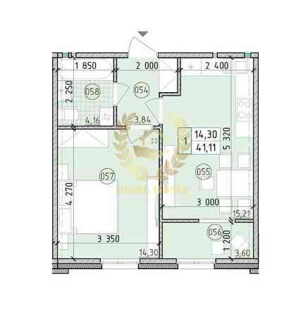 Продається 1-кімнатна квартира в ЖК "Нова Англія" Киев