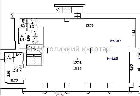 Оренда торгове приміщення на Берестейский пр-т, 18 поверх - 1/9 Київ
