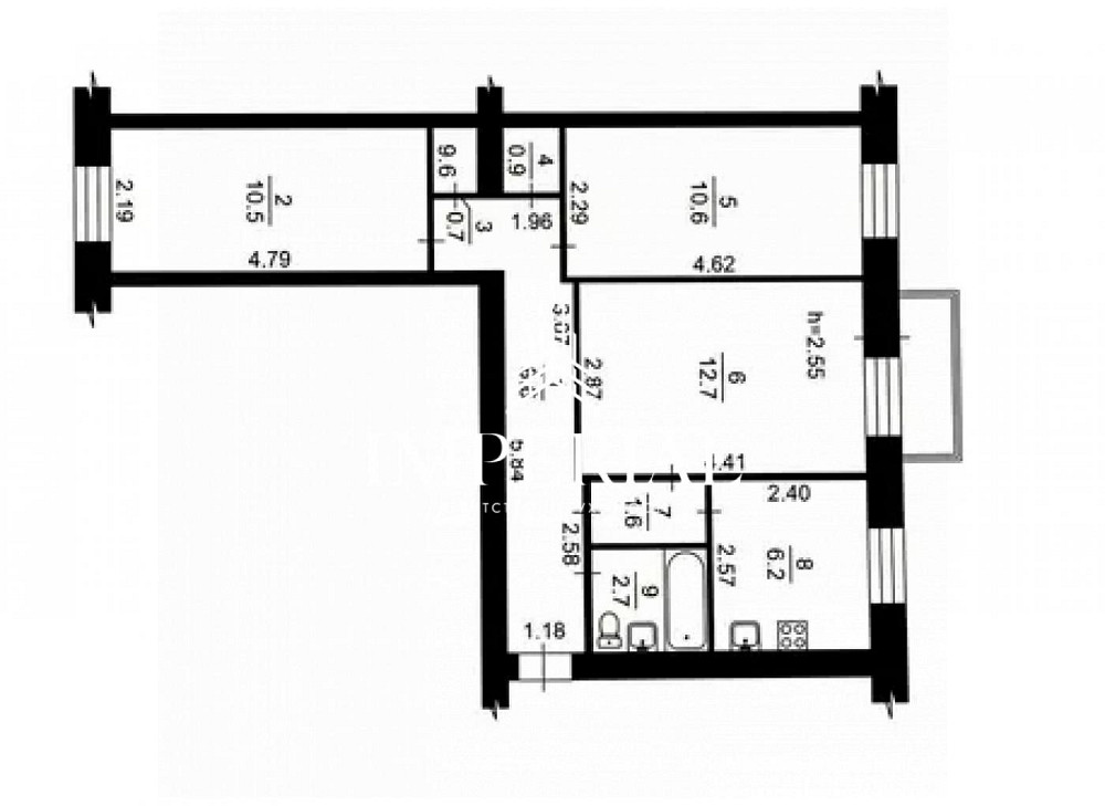 Продаж Квартира 3-кімнатна, 4/5 поверх на вул. Михайла Бойчука Kiev - photo 7